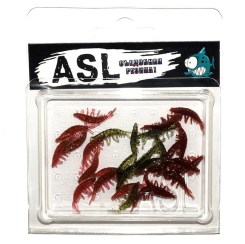 Съедобный силикон ASL «Мормыш (Гаммарус)» 21мм (0,8″) цвет «MIX-2» уп.30шт
