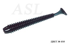 Съедобный силикон ASL «Свинг» цв.038 L- 7.5см (3″) уп.8шт