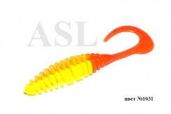 Съедобный силикон ASL «Турбо твистер» цв.1031 L- 7.5см (3″) уп.8шт