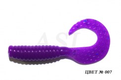 Съедобный силикон ASL «Твистер» цв.007 L- 10см (4″) уп.4шт