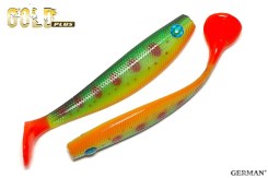 Съедобный силикон GOLD Plus "Goblin" 100мм / 132цвет. уп(6шт)