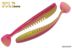 Съедобный силикон GOLD Plus "Kai" 110мм / 110цвет. уп(7шт)