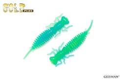 Съедобный силикон GOLD Plus "MaGGot" 50мм / 101цвет. уп(10шт)