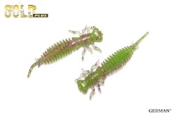 Съедобный силикон GOLD Plus "MaGGot" 50мм / 102цвет. уп(10шт)