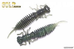 Съедобный силикон GOLD Plus "MaGGot" 85мм / 105цвет. уп(6шт)