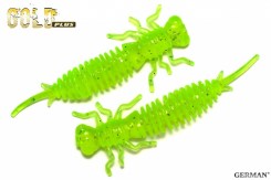 Съедобный силикон GOLD Plus "MaGGot" 85мм / 125цвет. уп(6шт)
