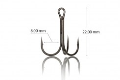  Тройник Treble Hook   №4 (кор. цевьё) уп.50шт