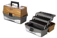 Ящик для снастей Tackle Box трехполочный NISUS золотой (х3) 