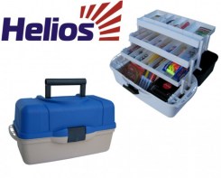 Ящик Helios Трехполочный цв.синий 