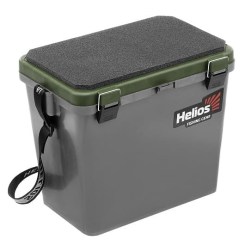 Ящик зимний "Helios" 19л односекционный цв.серый/хаки (х8)