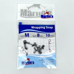 Застежка безузловая SH7011-002 "Marlin's" Wrapping Snap size L уп.100шт