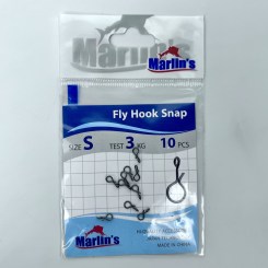 Застежка безузловая SH7012-000 "Marlin's" Fly Hook Snap size S уп.100шт