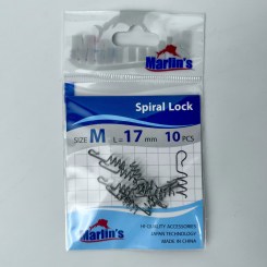 Застежка "Marlin's" SL9001-001 Spiral Lock size M 17мм уп.100шт