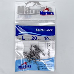 Застежка "Marlin's" SL9001-002 Spiral Lock size L 20мм уп.100шт