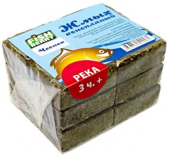 Жмых конопляный Макуха Fishberry "ЧЕСНОК. Река 3 часа+" 12шт